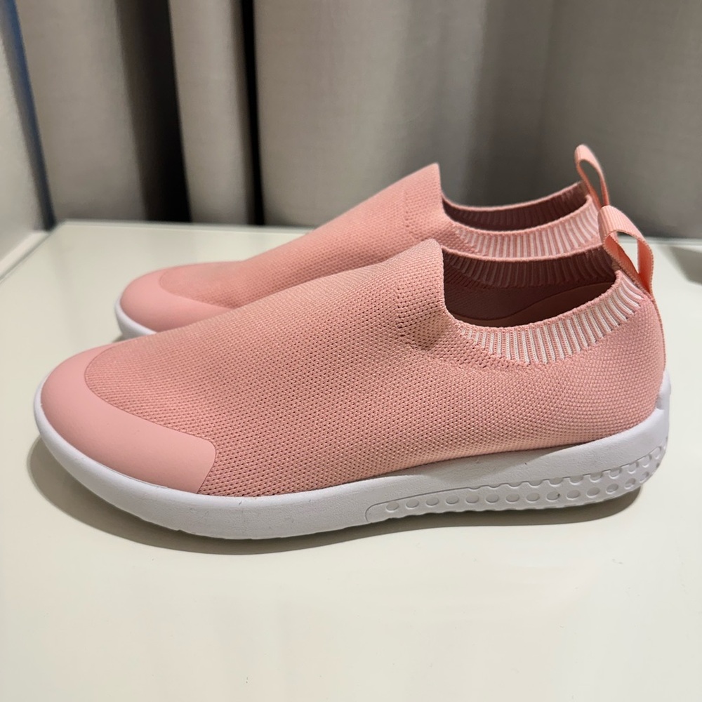 Blush Pink Slip-On Sneakers